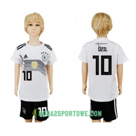 Koszulka Niemcy Ozil 10 Dziecięcy Mistrzostwa Świata 2018 Domowe Stroje Piłkarskie